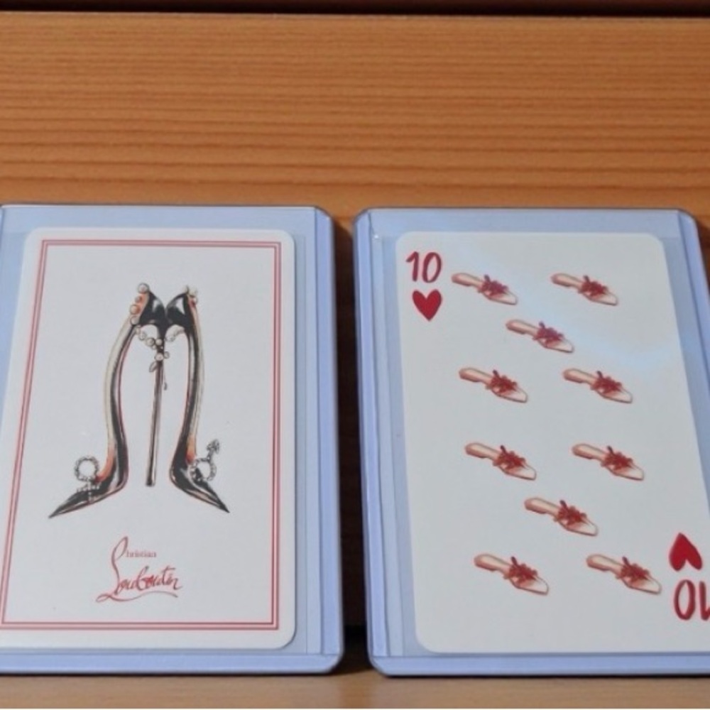 Christian Louboutin 10 of Hearts Playing Card